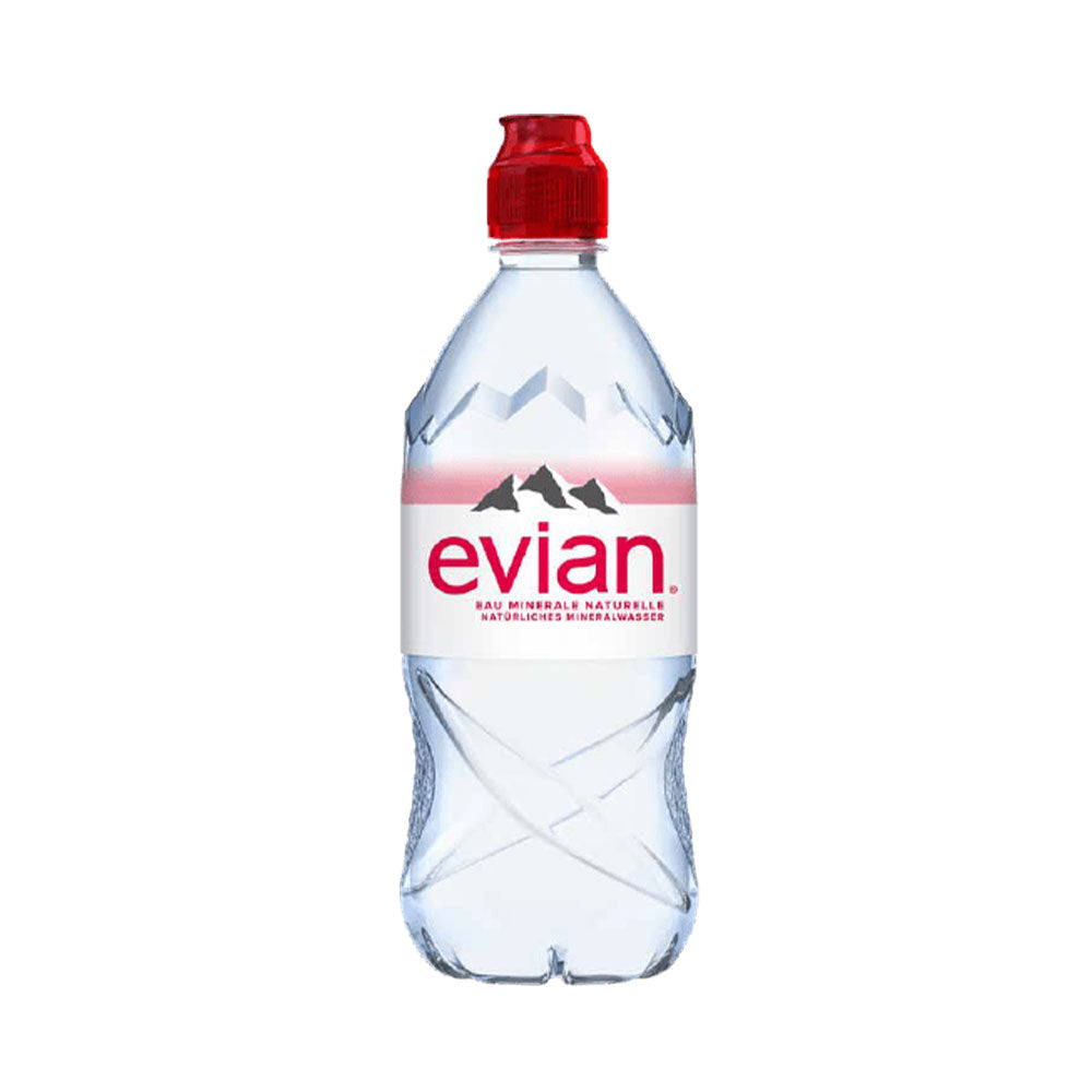 Agua Mineral Natural Evian Sport PET (750 ml)