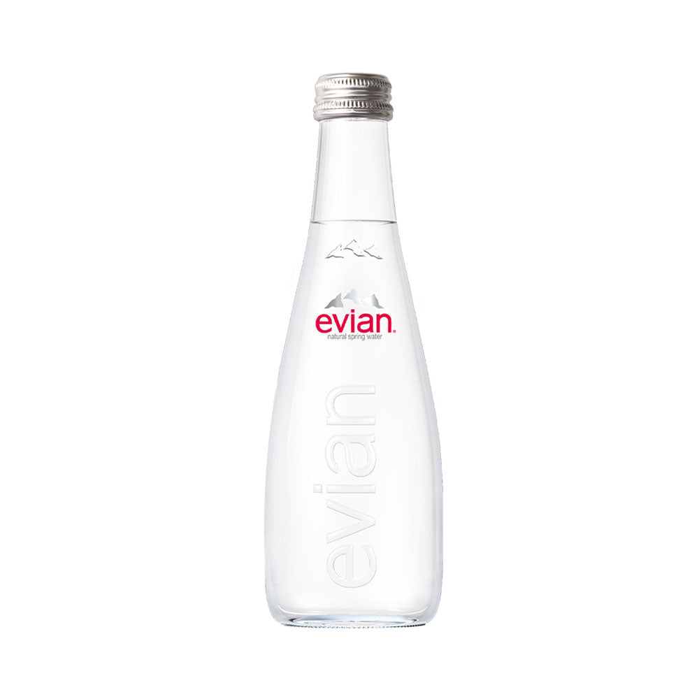 Agua Mineral Natural Evian Vidrio (330 ml)