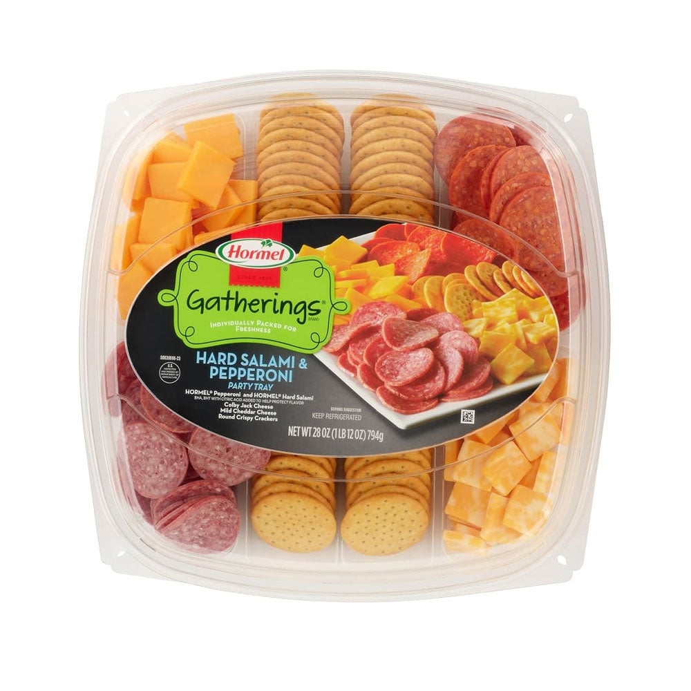 Bandeja de Fiesta Pepperoni, Salami & Cheese