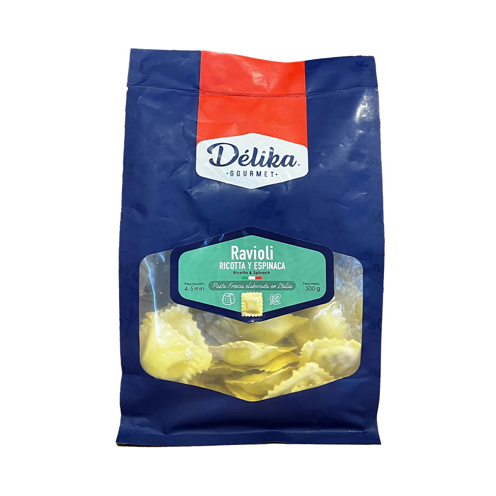 Ravioli con Queso Ricotta y Espinaca