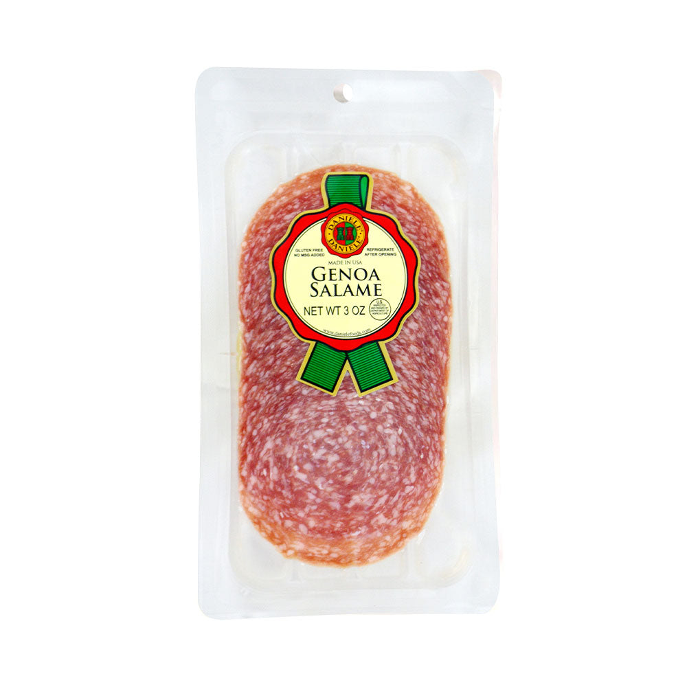 Salame Genoa Rebanado