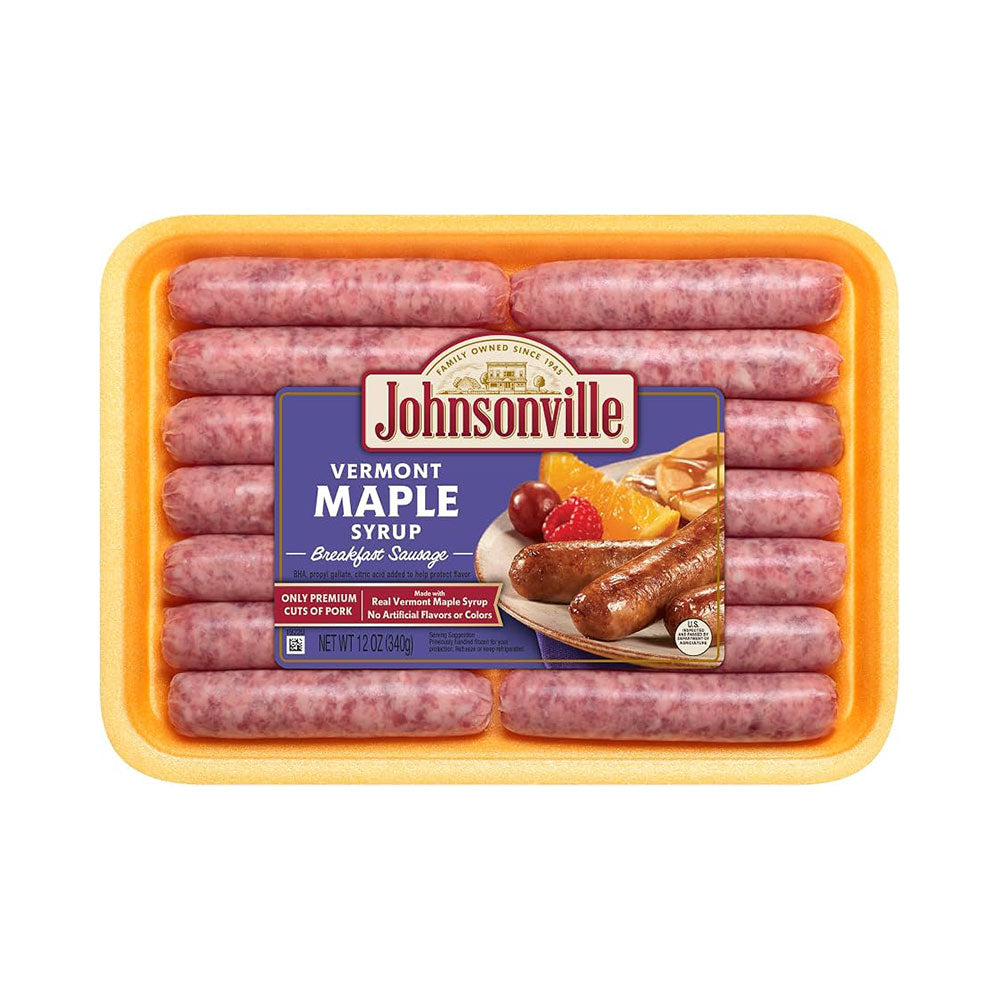 Cooked Maple Breakfast Sausage