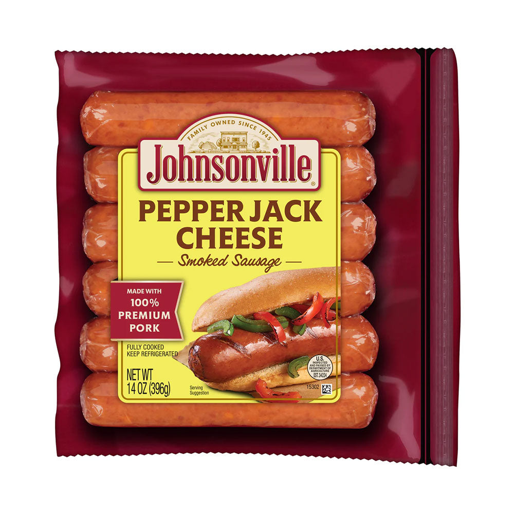 Salchicha Ahumada Pepper Jack Cheese